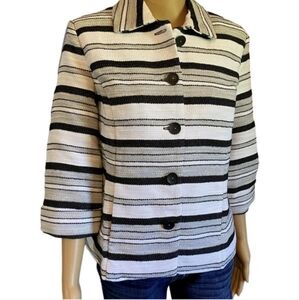NWT Drapers & Damon's Striped Uptown Jacket Size Medium